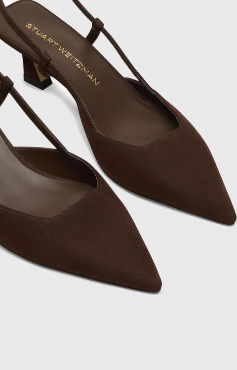 Велурени обувки ба ток VINNIE 50 SLINGBACK — снимка 4