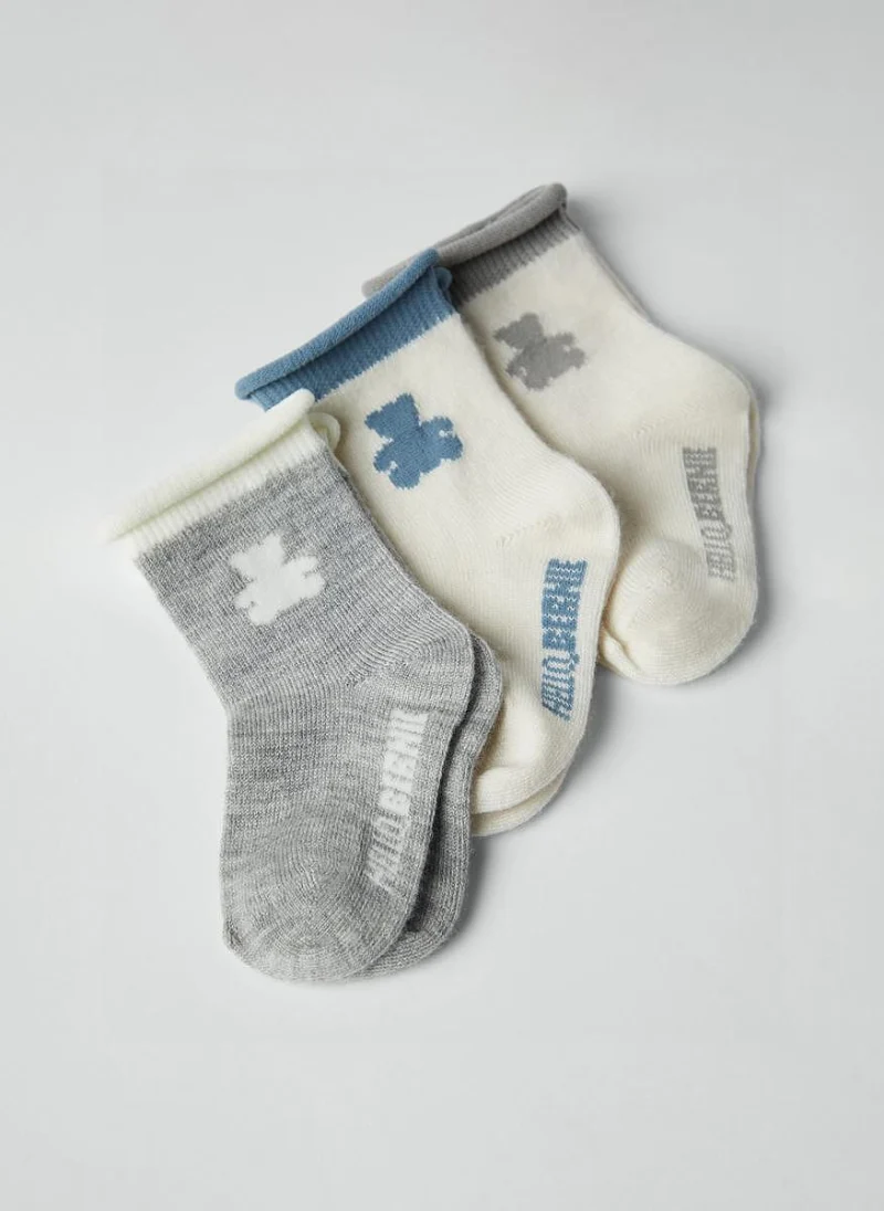 Сет чорапи от кашмир 'Bernie' Brunello Cucinelli Kids — снимка 4