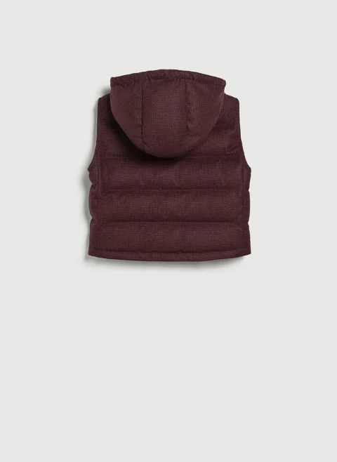 Елек с кашмир 'Houndstooth' Brunello Cucinelli Kids 12 — снимка 2