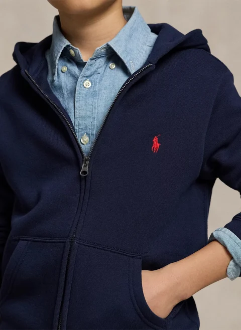 Суитшърт с качулка Ralph Lauren Kids 7-8 — снимка 3