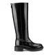 Дамски черни ботуши Casadei — снимка 2
