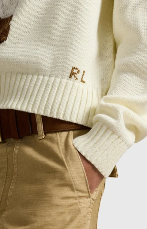 Пуловер Polo Bear от памук — снимка 4