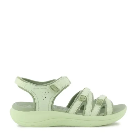 Дамски Спортни Сандали CLARKS – 26186994 MIRA MADI LIGHT OLIVE COMB