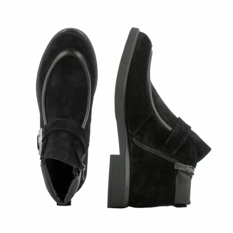 Дамски Равни Боти CARLO FABIANI – 26103464 BLACK — снимка 5