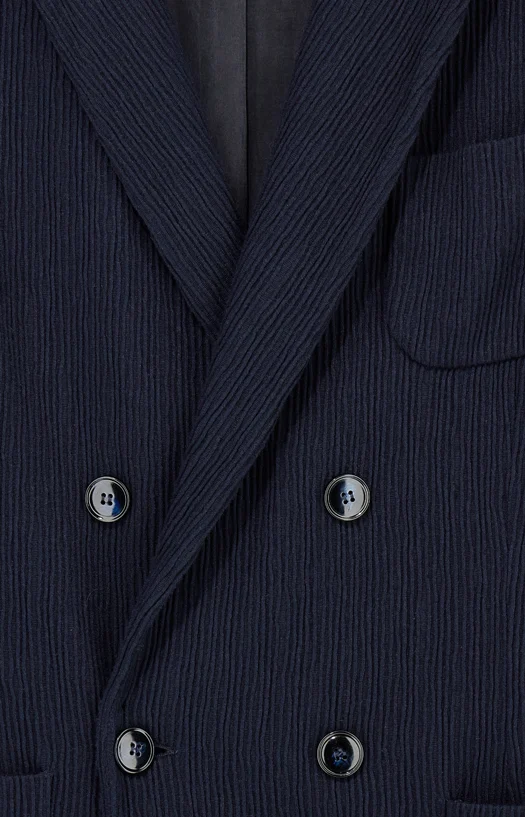 Regular-Fit Blazer in Seersucker Jersey — снимка 2