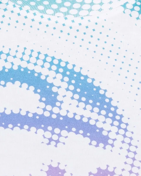 Halftone Logo Fitted Short Sleeve T‑Shirt — снимка 3