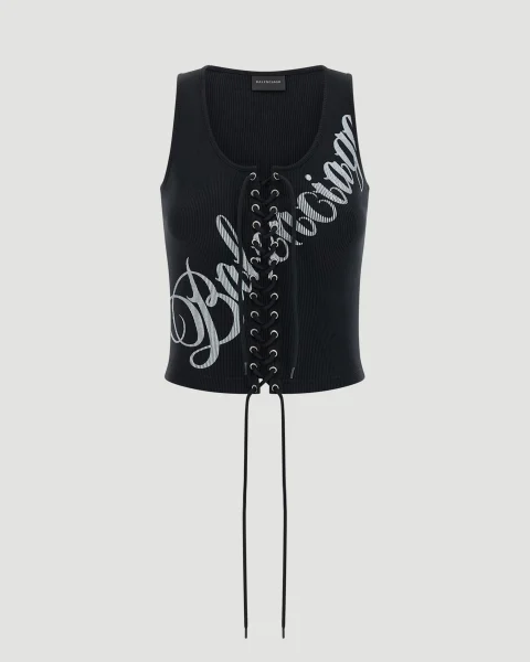 Lace-Up Top