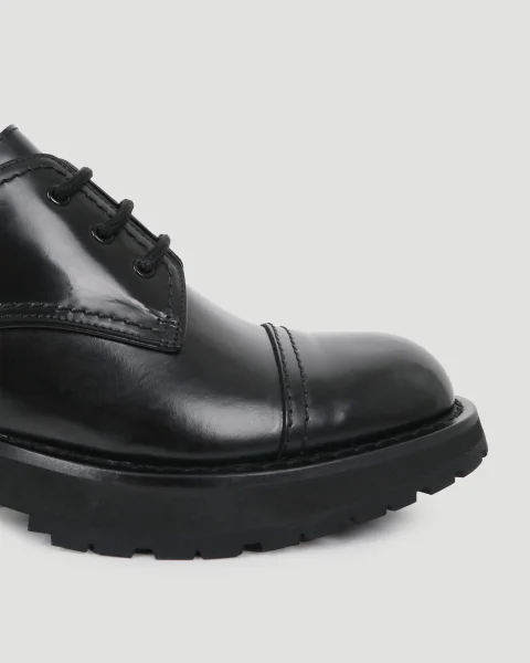 Derbi Shoes in Shiny Leather — снимка 3