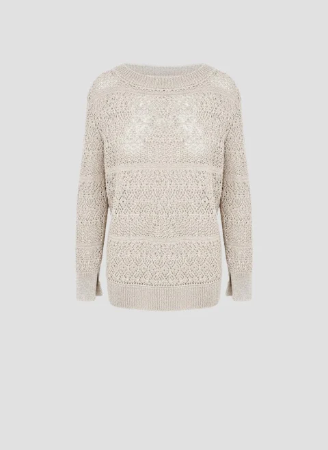 Пуловер 'Lace knit' Lorena Antoniazzi