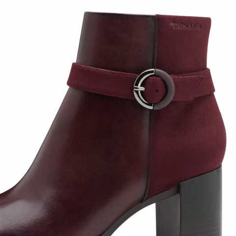 Дамски Боти На Ток TAMARIS – 1-25363-45-537 MERLOT — снимка 4