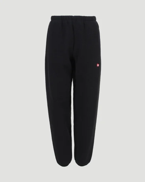 Sweatpant in Teddy Fleece with Red Apple Logo