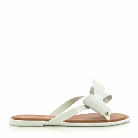 Дамски Равни Чехли PETITE JOLIE – PJ6549 WHITE/CARAMEL