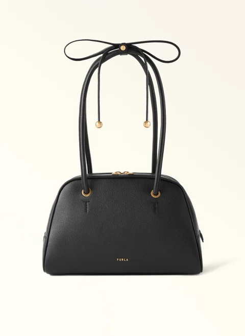 Чанта Furla Poppy Dome Nero M