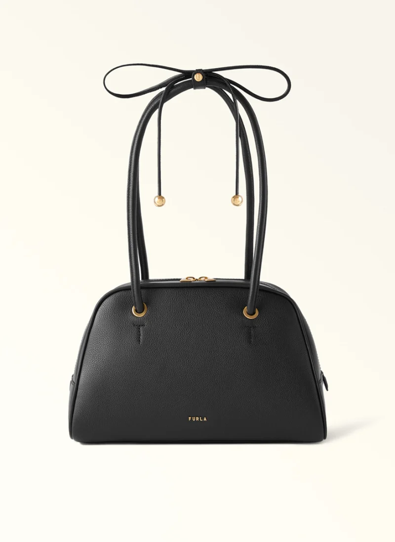 Чанта Furla Poppy Dome Nero M