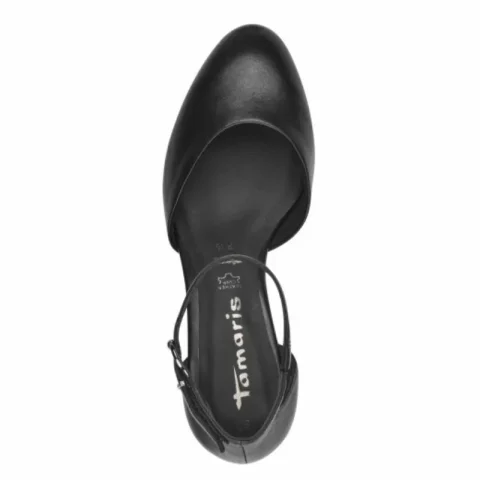Токчета TAMARIS – 1-22401-42-003 BLACK LEATHER — снимка 5