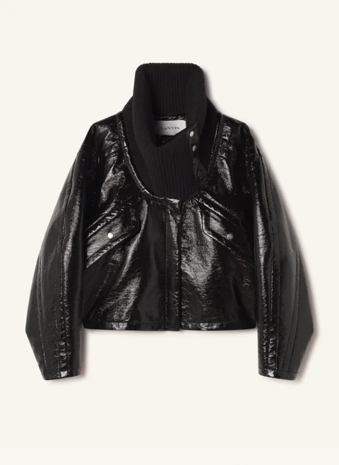 Късо 'Vinyl' яке Lanvin — снимка 6