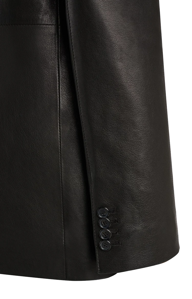 Sarmine Jacket in Black Leather — снимка 2