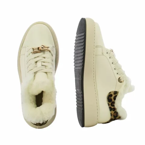 Дамски Сникърс CARLO FABIANI – 246-5817 WHITE — снимка 5