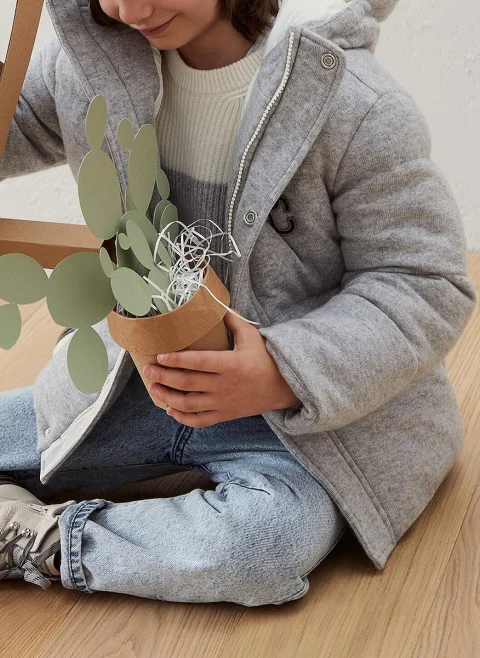 Кашмирен пуловер с райе Brunello Cucinelli Kids — снимка 3