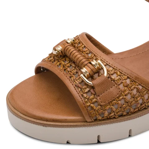 Дамски Сандали На Платформа TAMARIS – 1-28215-46-305 COGNAC — снимка 4