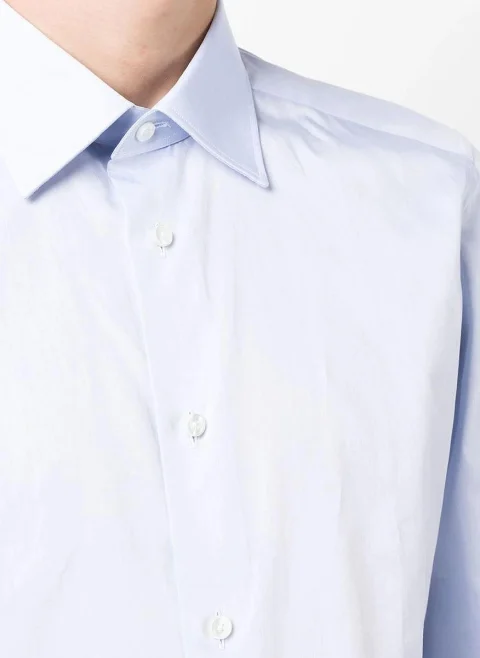 Риза от памук Zegna — снимка 12