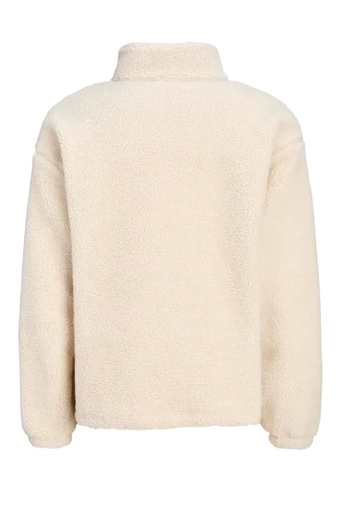 Суичър Jornorrebro Emb Teddy High Neck 12302732 13-0401 TCX oatmeal — снимка 2