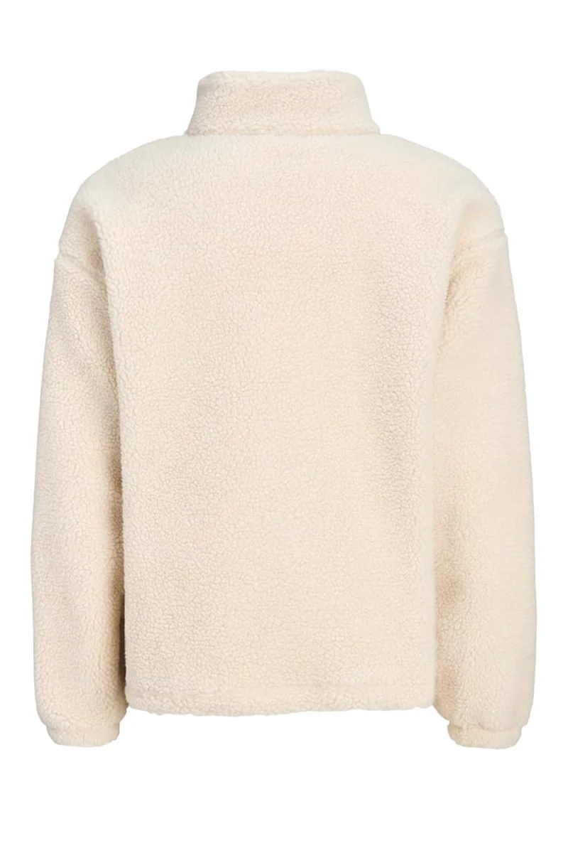 Суичър Jornorrebro Emb Teddy High Neck 12302732 13-0401 TCX oatmeal — снимка 2