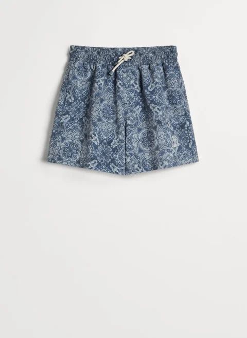 Бански с Paisley принт Brunello Cucinelli Kids 8-10 — снимка 2