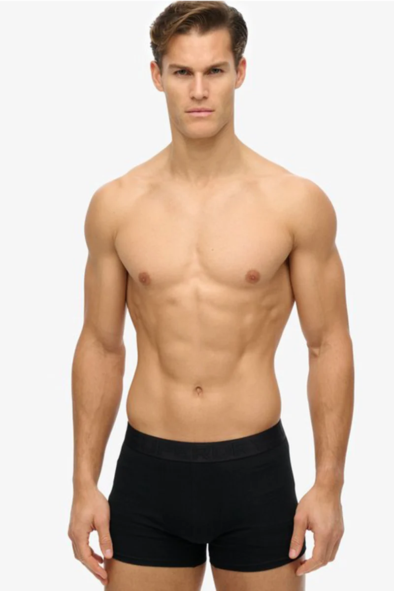 Бельо (Pack of 3) D2 Sdna Boxer Triple Pack M3110452C 02a black — снимка 2