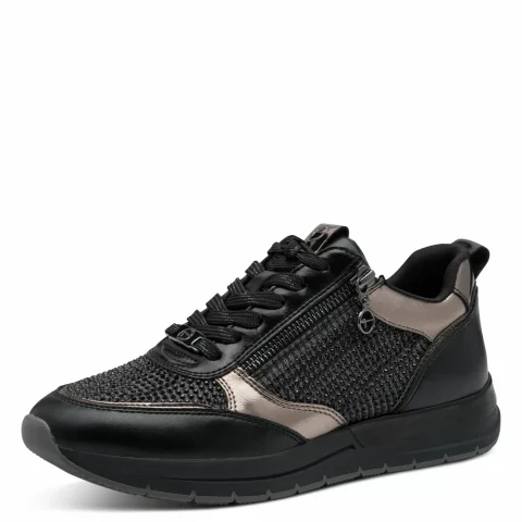 Дамски Сникърс TAMARIS – 1-23832-44-043 BLACK GLAM — снимка 3