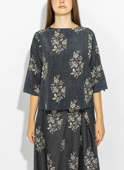 Блуза с принт Weekend Max Mara Wkdadone — снимка 5