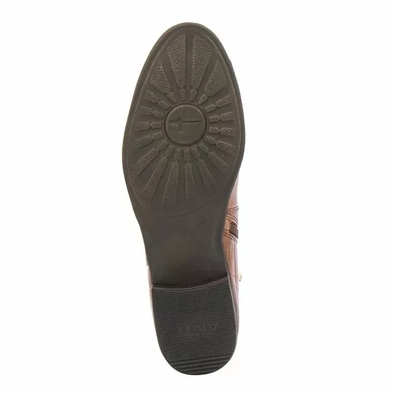 Дамски Равни Боти TAMARIS – 1-25047-41 305 COGNAC — снимка 4