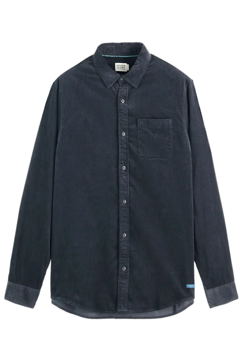 Риза Solid Corduroy 178709 SC0008 black