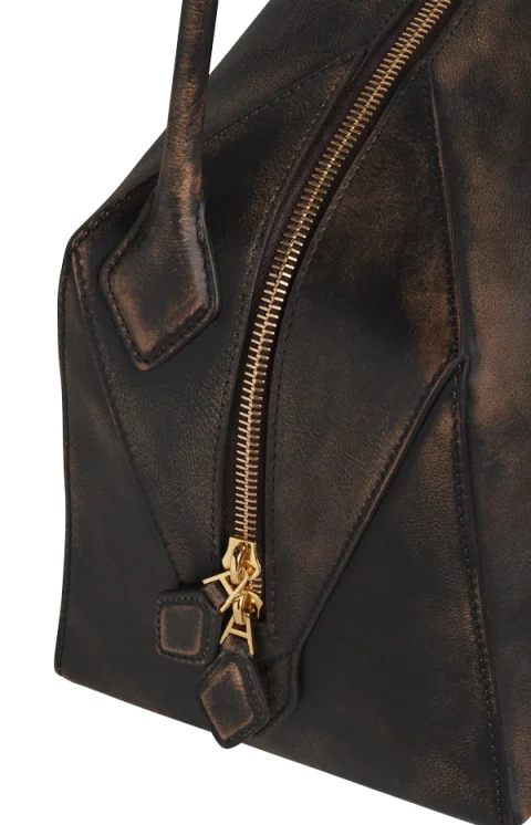 Le Bouledogue Bag in Aged Leather — снимка 3