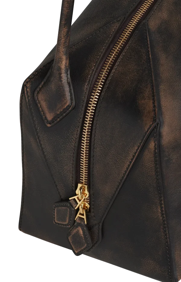 Le Bouledogue Bag in Aged Leather — снимка 3