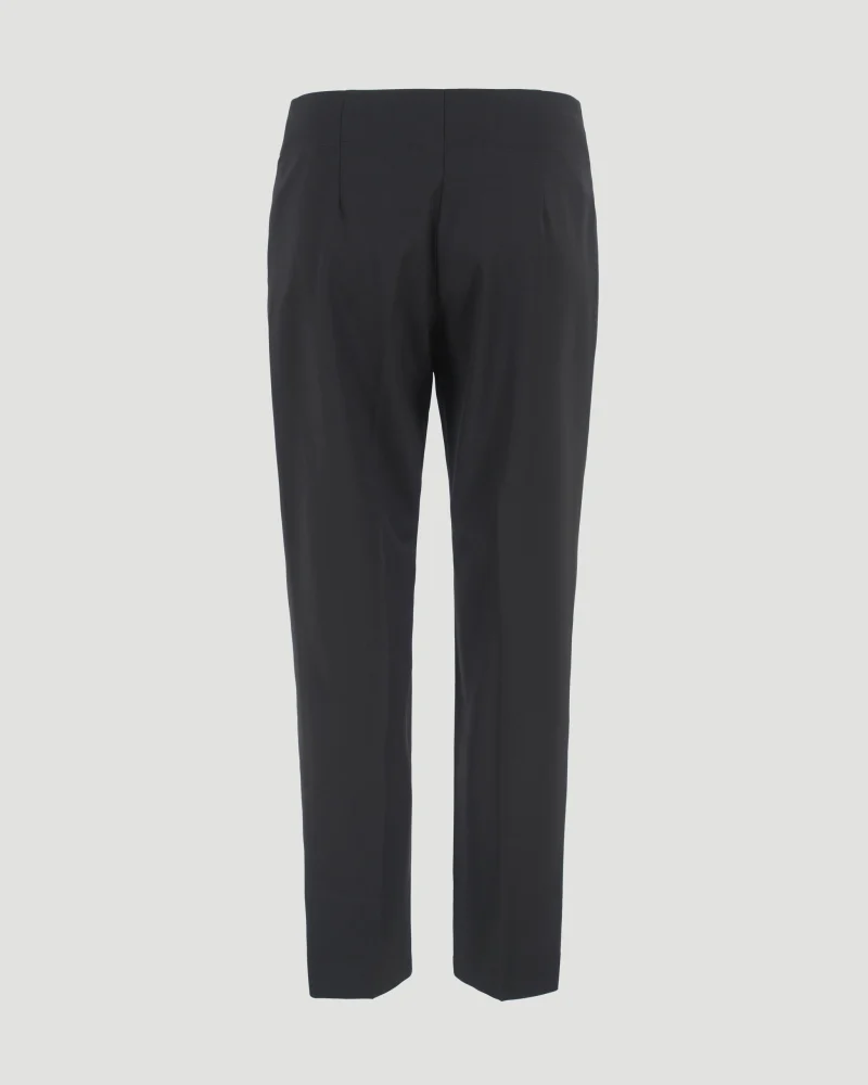Tapered Trousers in Technical Wool — снимка 2