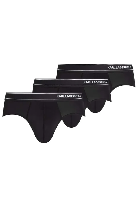 Бельо (Pack of 3) Stripe Logo Micro Brief (3P) A1M47085 999 black