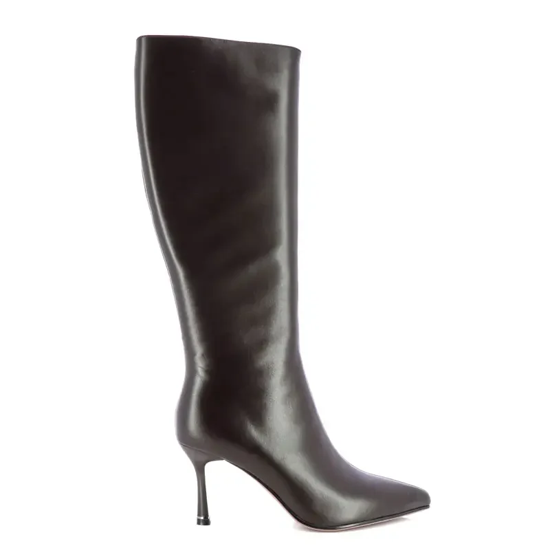 Ботуши На Ток CARLO FABIANI – 111801 BROWN CHOCOLATE LEATHER
