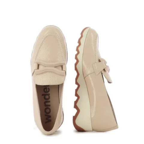 Дамски Обувки На Платформа WONDERS – C-7620 SIMON BEIGE — снимка 5