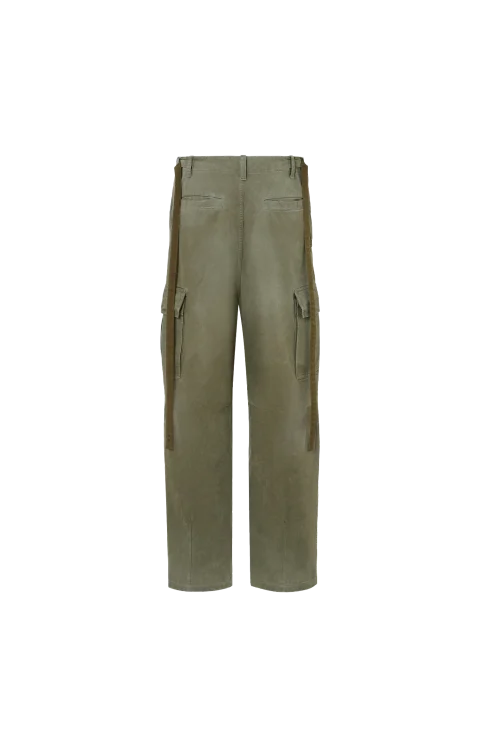 Cotton Trousers in Green — снимка 2