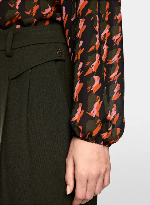 Панталон с централен фабричен ръб 'Faqus' Marc Cain Collections — снимка 5