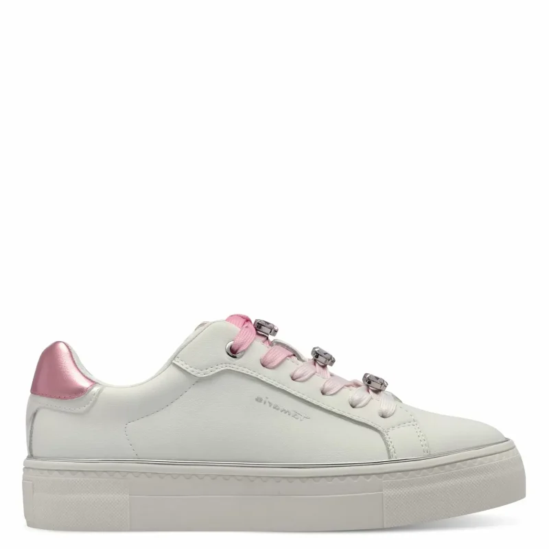 Дамски Сникърс TAMARIS – 1-23751-44-153 WHITE/PINK