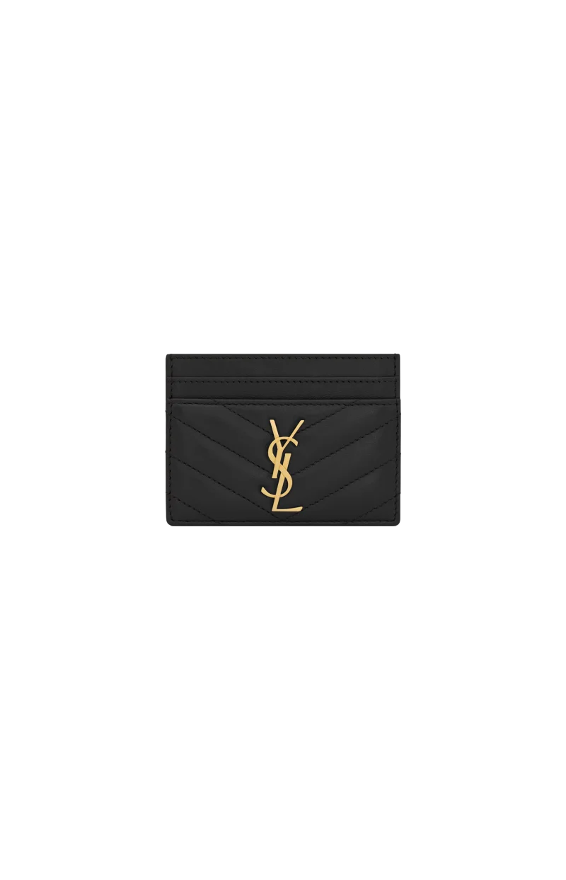 Cassandre Matelassé Card Case in Lambskin