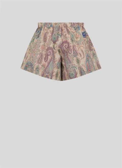 Къс панталон с цялостен принт Etro Kids