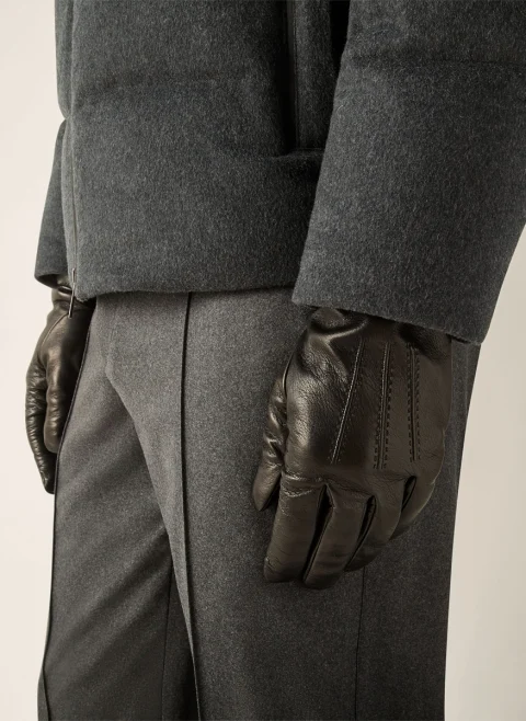 Ръкавици от естествена кожа Zegna — снимка 3