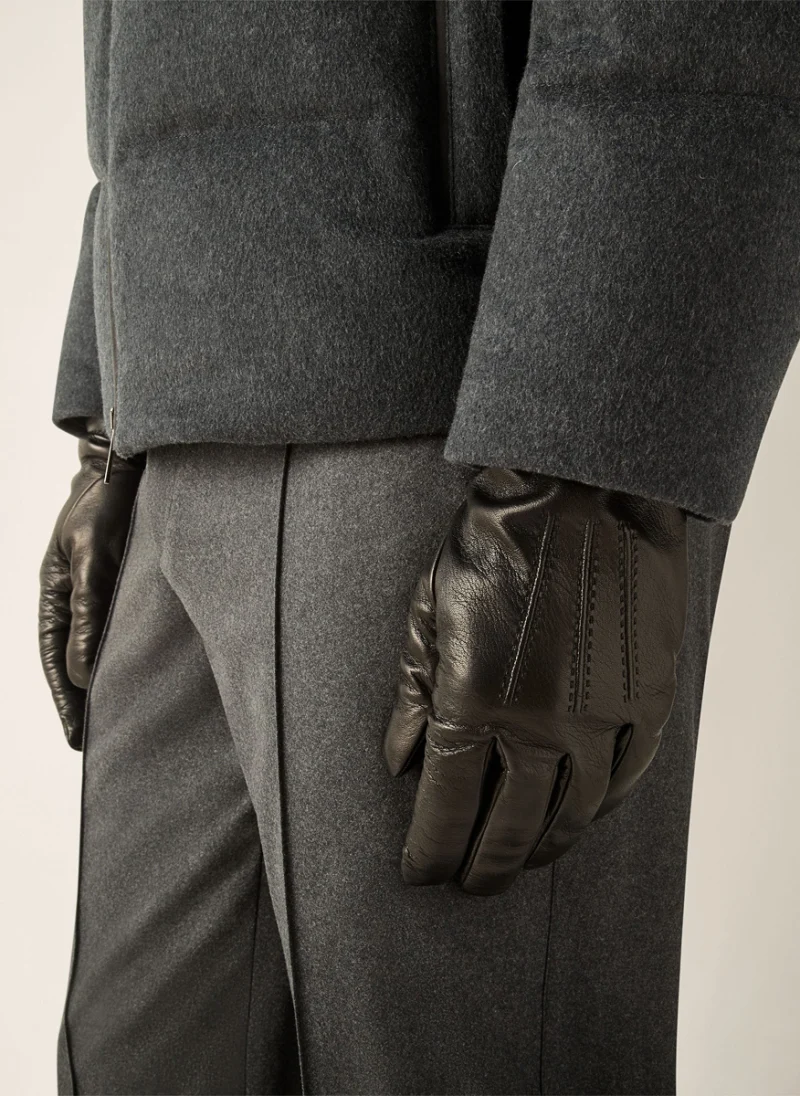 Ръкавици от естествена кожа Zegna — снимка 3