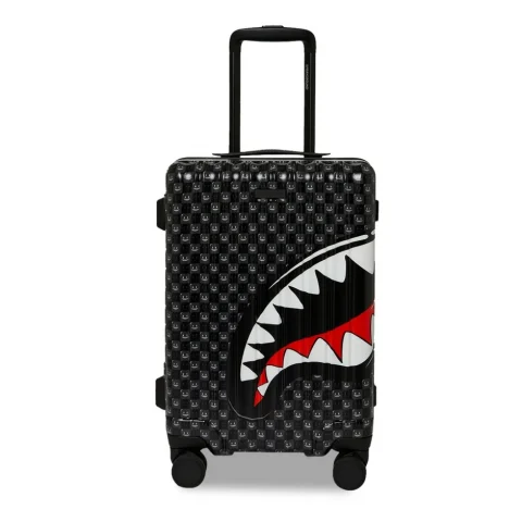 Малък куфар SHARKS IN PARIS WTF BUBBLY BLACK CHECK SPRAYGROUND — снимка 1