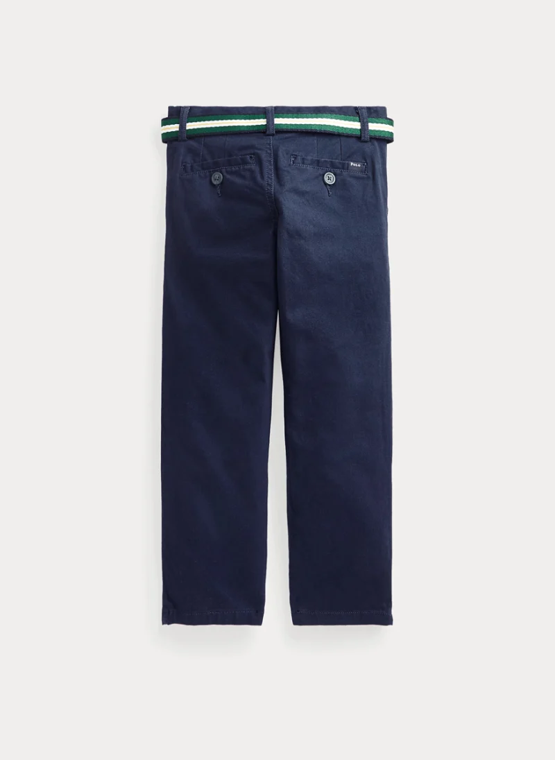 Панталон с контрастен колан Ralph Lauren Kids — снимка 2