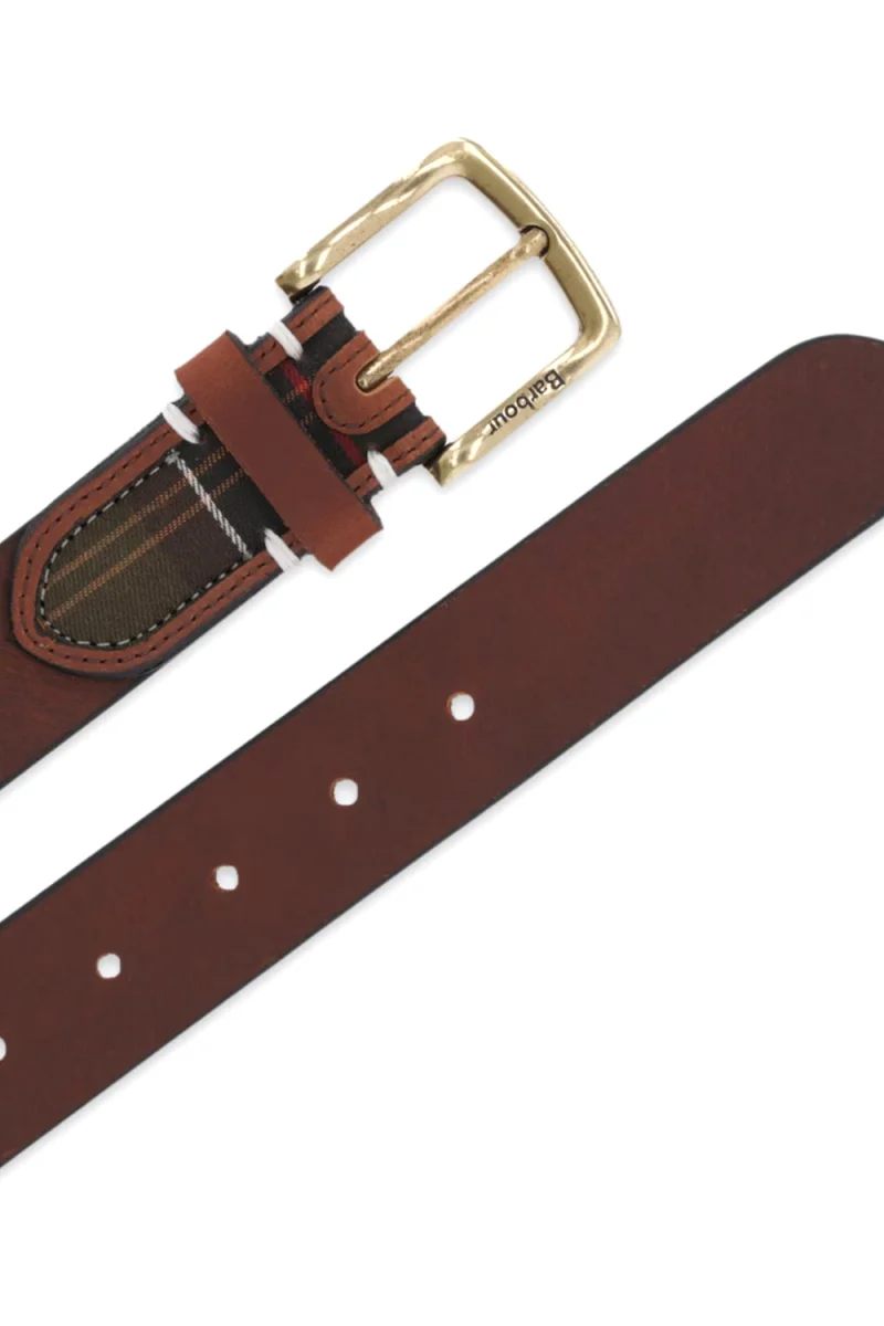 Колан Tartan/Leather MAC0446 br31 brown — снимка 2