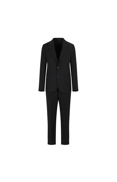 Single-Breasted Suit in Black